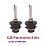 D2S 6000K HID XENON PAIR / Two REPLACEMENT BULB Lamp Bright White Light New DS2