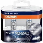 H1 OSRAM NIGHT BREAKER UNLIMITED BULBS 12v 55w 110% EXTRA Light New